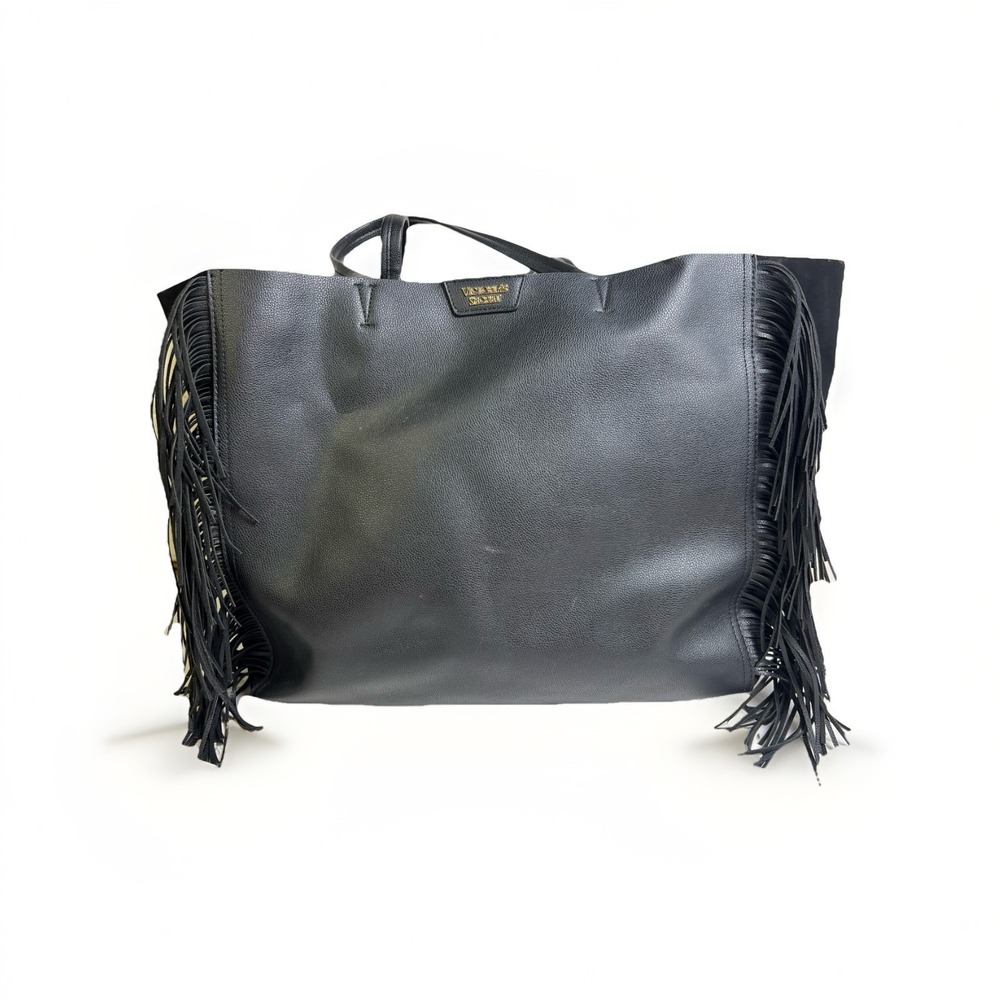 Victoria's Secret Black Fringe Tote